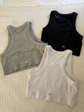Alo Seamless Delight High Neck Bra